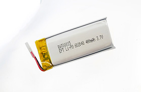 3.7V 602048 400mAh 蓝牙通讯聚合物锂电池